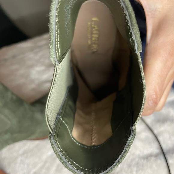 Ralph Lauren Women's Mylah Pull-On Chelsea Boots. Olive Green. 6.5 US. 37 EUR. - Picture 11 of 14